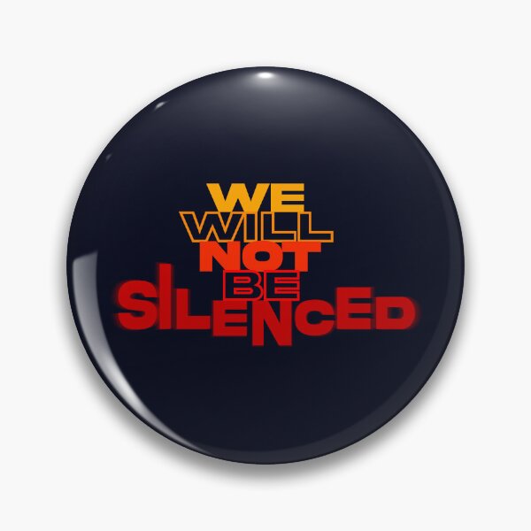 Item preview, We Will Not Be Silenced Retro Orange Edition designed and sold by LoudSilence 22.