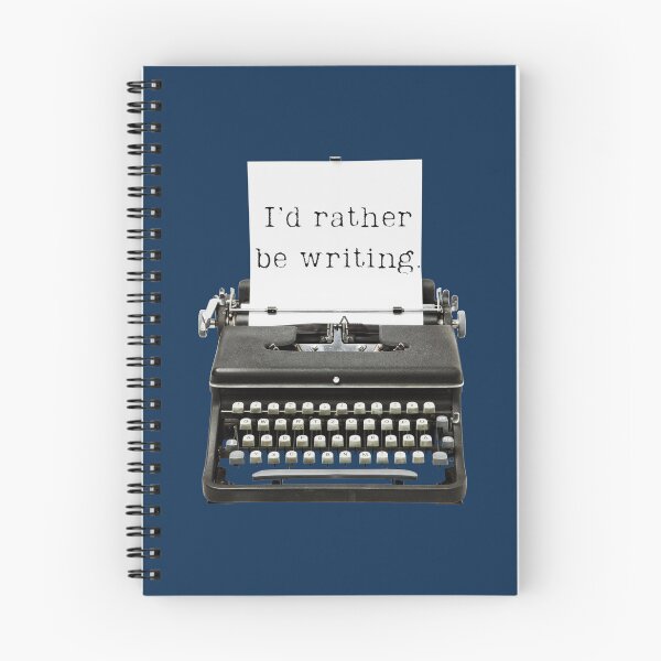 Item preview, I'd rather be writing designed and sold by Angelrabbits.