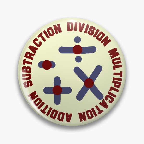 Item preview, addition subtraction division multiplication math gift symbol design  designed and sold by ironpalette.