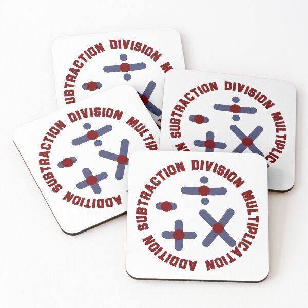 Item preview, addition subtraction division multiplication math gift symbol design  designed and sold by ironpalette.