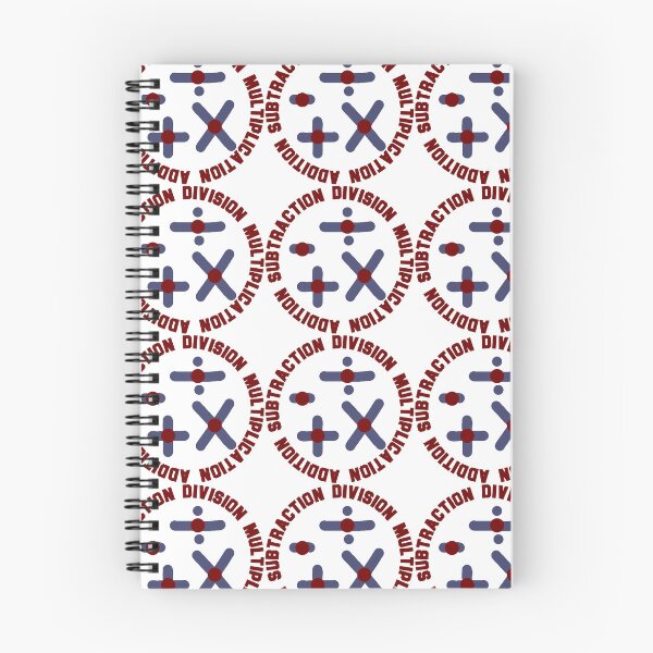 Item preview, addition subtraction division multiplication math gift symbol design  designed and sold by ironpalette.