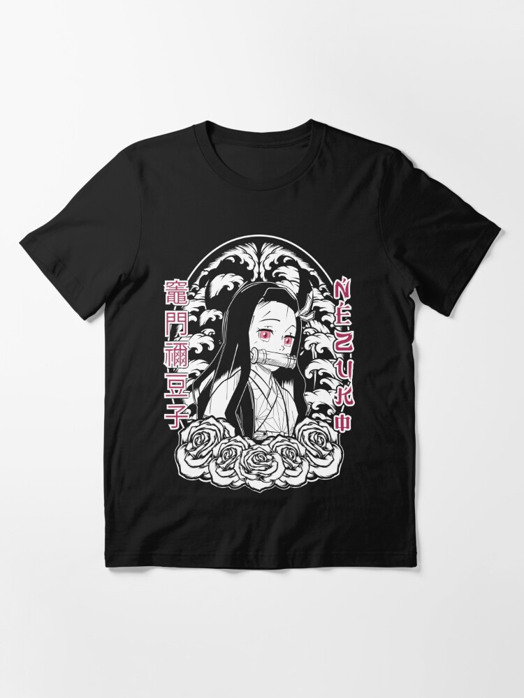 Demon Slayer: Kimetsu no Yaiba Bottle T-Shirt L Pattern Muichiro