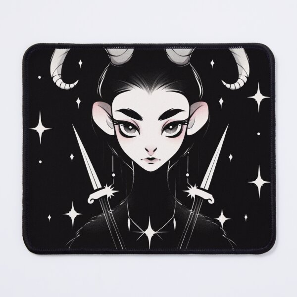 Item preview, fawn - goth girl deer fawn dagger ram satan 666 gothic halloween designed and sold by Productsbane.