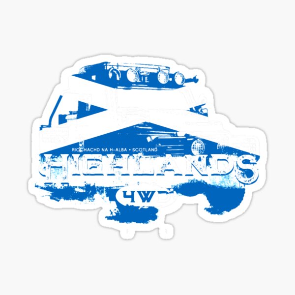 Item preview, 4WD Scottish Highlands+Design 02 designed and sold by GvenceJewelry.