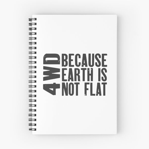 Item preview, 4WD, Because Earth is Not Flat   designed and sold by GvenceJewelry.