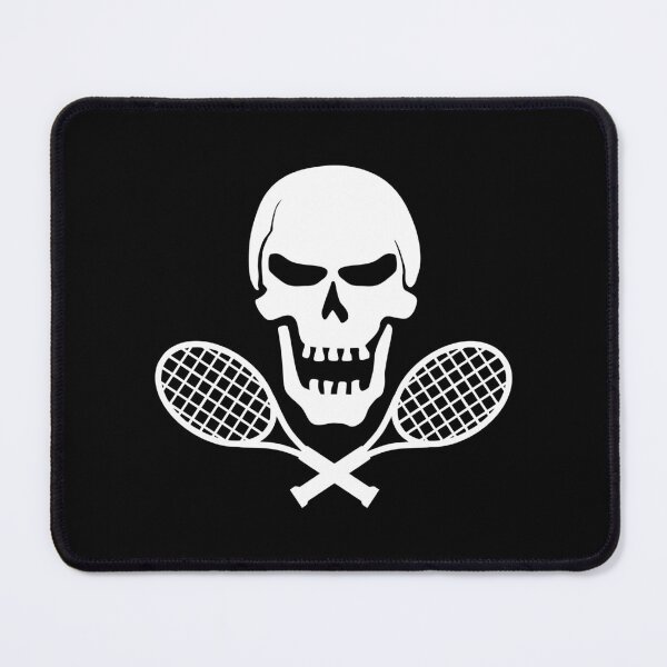 Item preview, Tennis Jolly Roger Bone designed and sold by PrairieGrouse.