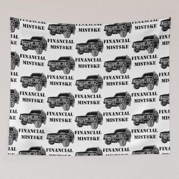 Item preview, 4x4 financial mistake designed and sold by GvenceJewelry.