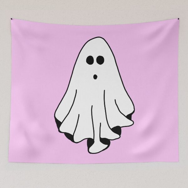 Item preview, Pink ghost designed and sold by Ana Gorozpe.