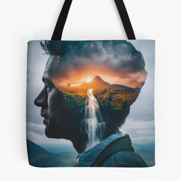 Item preview, man looking at the mountains designed and sold by InnovaDigital.