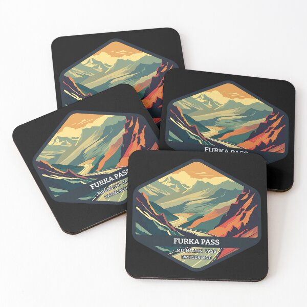 Item preview, Furka Pass Road in Switzerland designed and sold by AestheticColor.