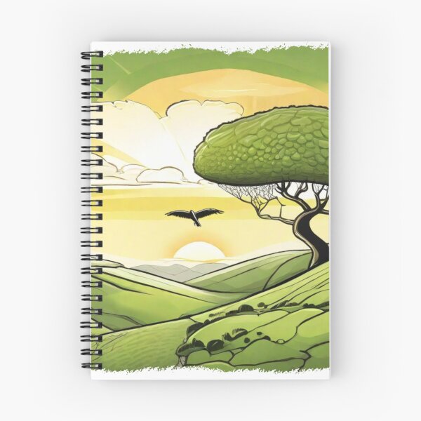 Item preview, Sycamore Gap And Colorful Sunset With Eagle designed and sold by SwanAndStone.