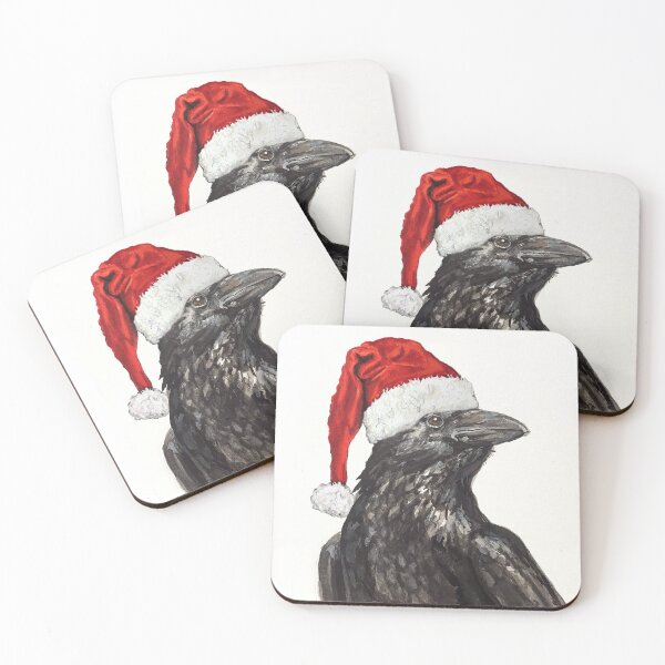 Item preview, Santa Corvid designed and sold by jenesaiscluck.