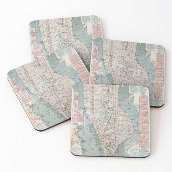 Item preview, Old map of New York (1877) designed and sold by coolshitba.