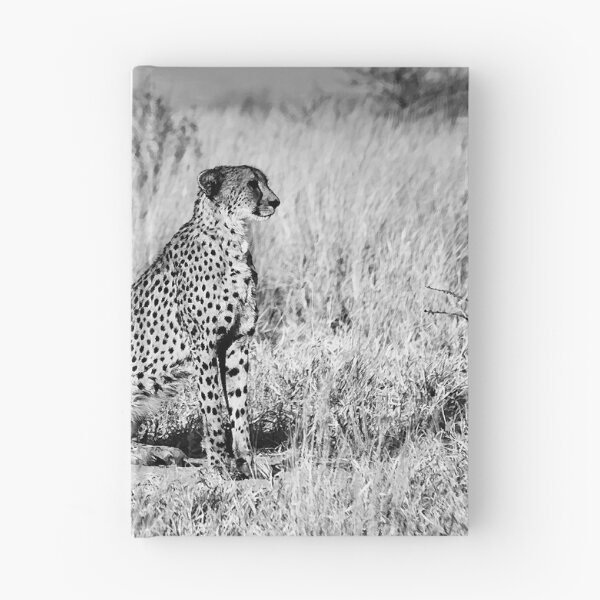 Item preview, Cheetah On Watch In Black and White designed and sold by Kay Brewer.