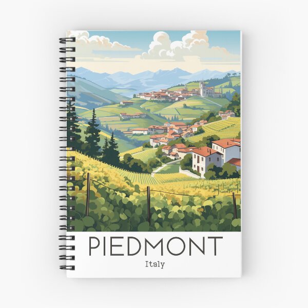 Item preview, A Vintage Travel Illustration of Piedmont - Italy  designed and sold by GoodOldVintage.