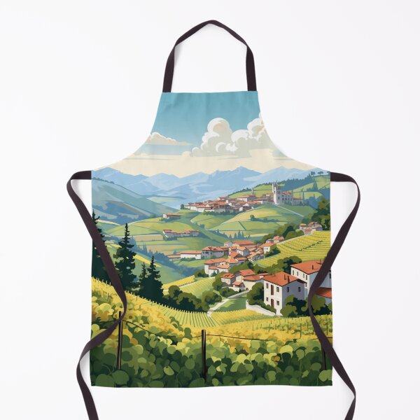 Item preview, A Vintage Travel Illustration of Piedmont - Italy designed and sold by GoodOldVintage.