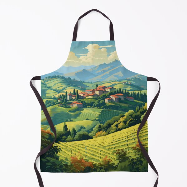 Item preview, A Vintage Travel Illustration of Langhe-Roero - Italy designed and sold by GoodOldVintage.