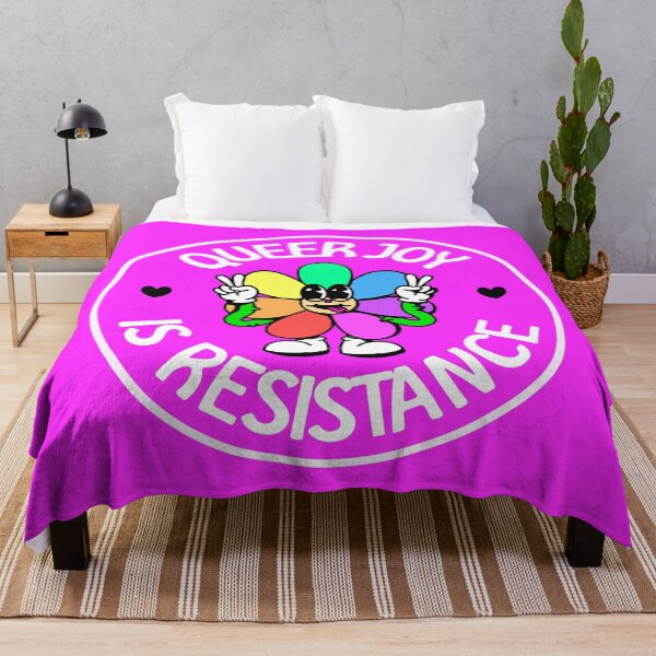 Item preview, Queer Joy Is Resistance - Cute LGBT Flower designed and sold by Picket Club.