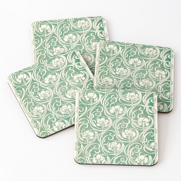 Item preview, Floral art nouveau pattern 1900, restored by Mindthecherry designed and sold by MINDTHECHERRY.