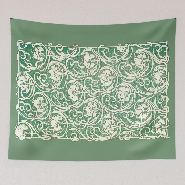 Item preview, Floral art nouveau pattern 1900, restored by Mindthecherry designed and sold by MINDTHECHERRY.