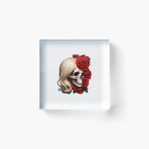 Item preview, SKULL ROSES HALLOWEEN DAY OF THE DEAD DIA DE MUERTOS MEXICAN #ogirdor designed and sold by ogirdorgraphics.