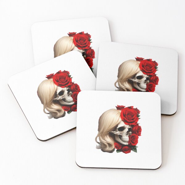 Item preview, SKULL ROSES HALLOWEEN DAY OF THE DEAD DIA DE MUERTOS MEXICAN #ogirdor designed and sold by ogirdorgraphics.