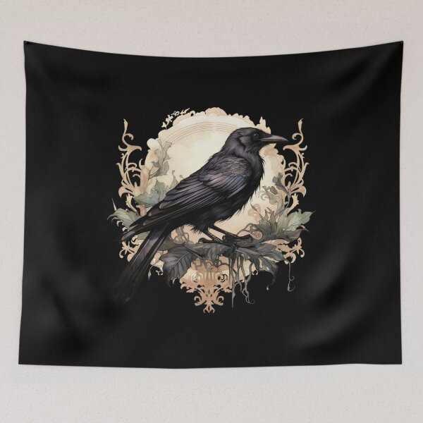 Item preview, Black raven crow designed and sold by Mateusz Majcherek.