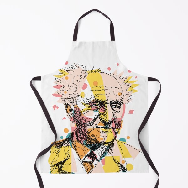 Artikelvorschau, David Ben Gurion Scribble Illustration entworfen und verkauft von GreissDesign.