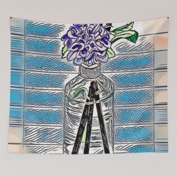 Item preview, Hydrangea Flower in Vase  designed and sold by gleefulme.