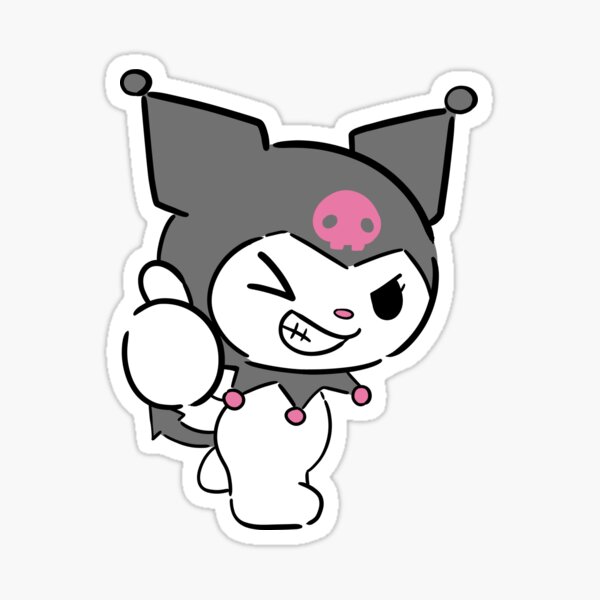 Kuromi Stickers and Greeting Card