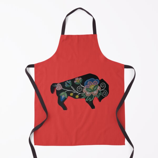 Item preview, Bison Bloom on Persian Red designed and sold by Jenannbrown.