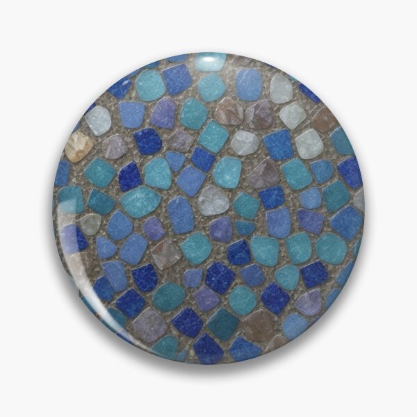 Item preview, Beautiful blue mosaic pattern like cobblestone designed and sold by fc2c.