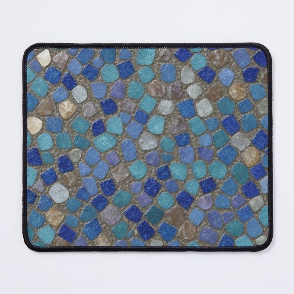 Item preview, Beautiful blue mosaic pattern like cobblestone designed and sold by fc2c.
