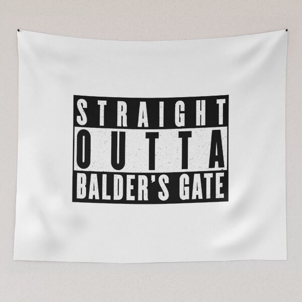 Item preview, Funny Straight Outta Balder's Gate Design designed and sold by jmtees6.