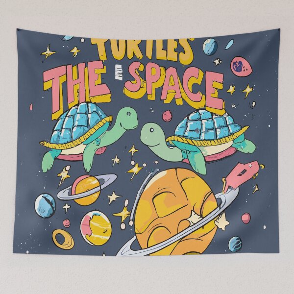 Item preview, Space Turtles designed and sold by QUOTABLE STICKERS.