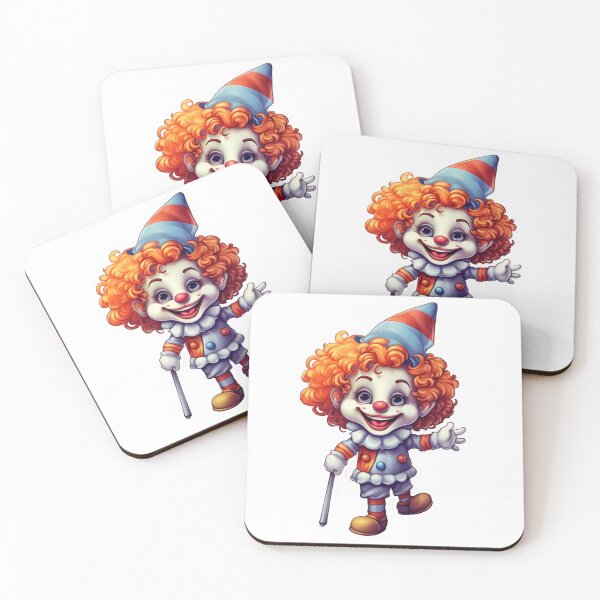 Item preview, Redhead Clown Girl Sticker designed and sold by NebNightsDesign.
