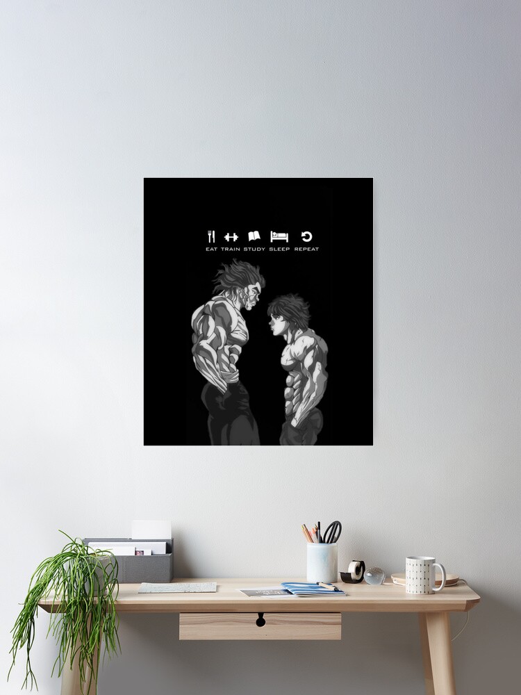 Baki and Yujiro Poster for Sale by BRSRK