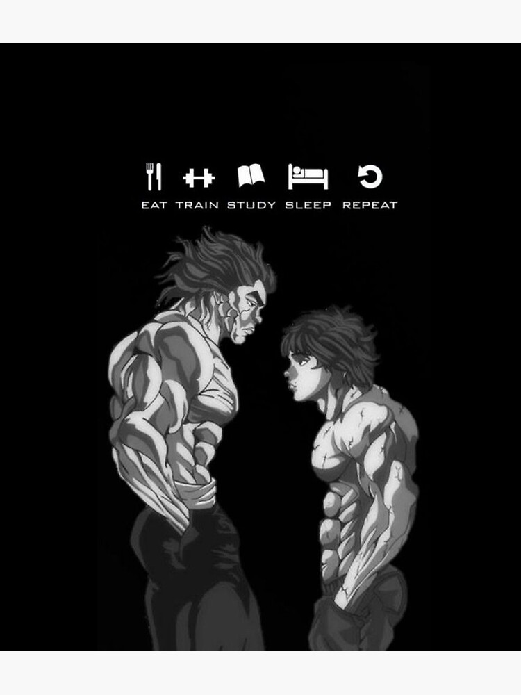 Baki and Yujiro Poster for Sale by BRSRK, baki vs yujiro