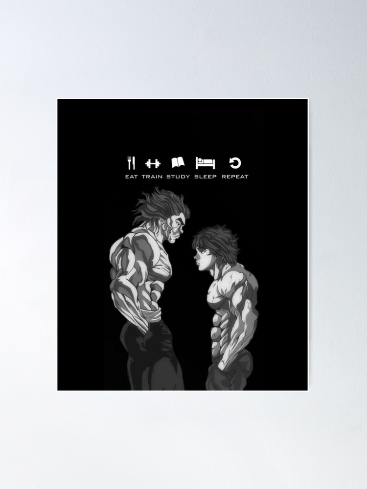 Baki and Yujiro Poster for Sale by BRSRK