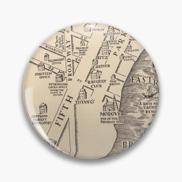 Item preview, Old map of New York (1925) designed and sold by coolshitba.