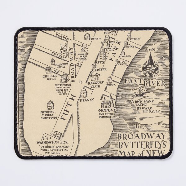 Item preview, Old map of New York (1925) designed and sold by coolshitba.