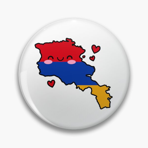 Item preview, Armenia Flag Map Smile with Love designed and sold by pixelsparkzone.