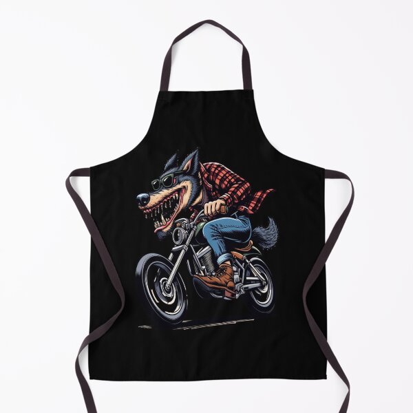 Item preview, Dog Riding Motorcycle Vintage Subversive Cartoon designed and sold by kustomart.