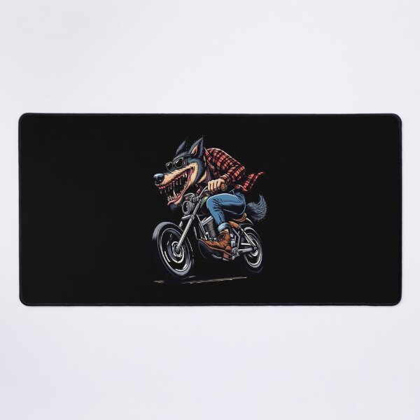 Item preview, Dog Riding Motorcycle  Vintage Subversive Cartoon designed and sold by kustomart.