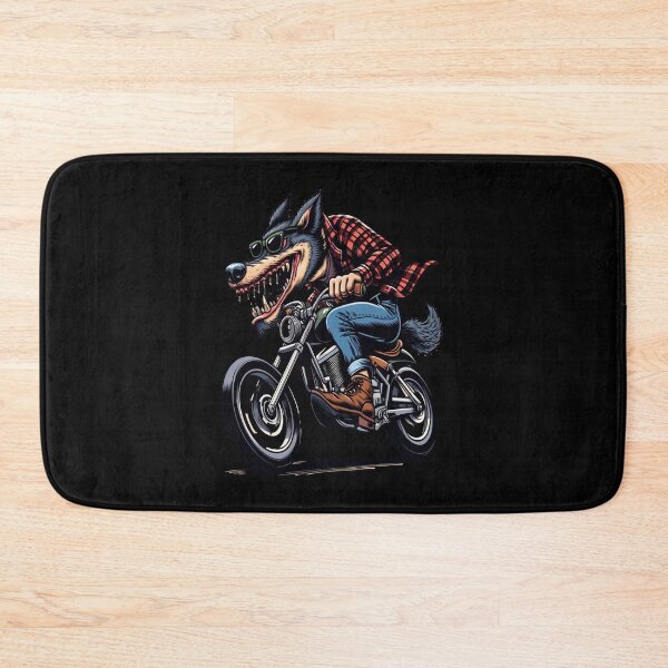 Item preview, Dog Riding Motorcycle  Vintage Subversive Cartoon designed and sold by kustomart.