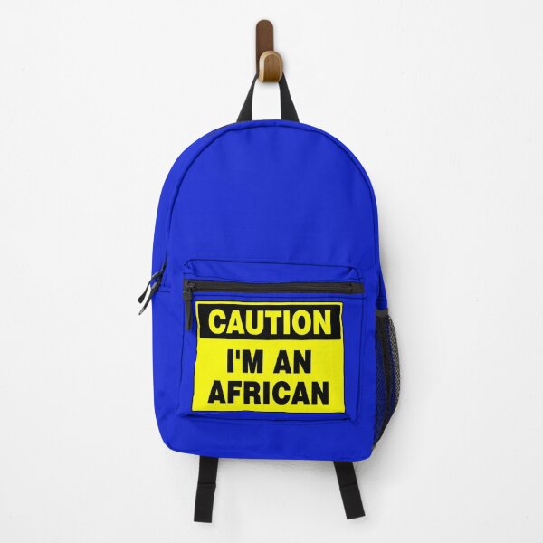 Item preview, Caution I'm An African, Black and Yellow Sign, with Bold Lettering designed and sold by AASparksDesigns.