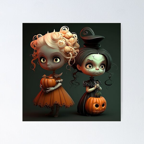 Item preview, The Goo's Whimsical World of Halloween Creatures designed and sold by TheTeeze.