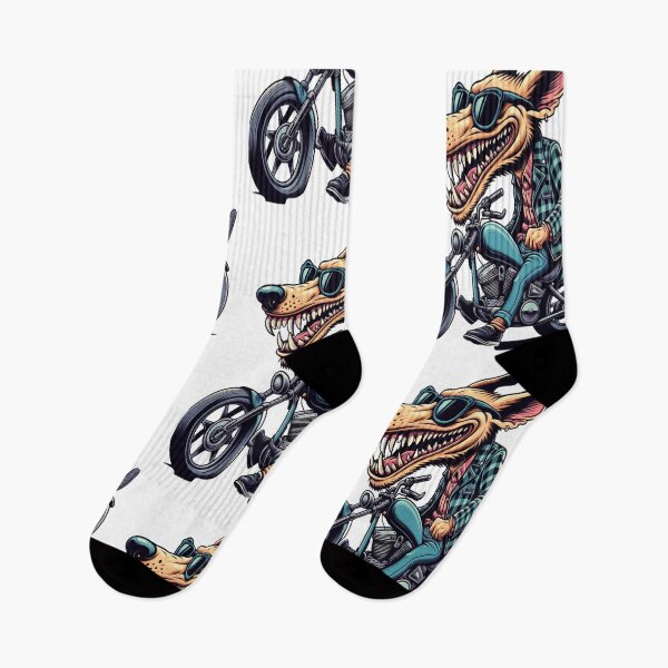 Item preview, Dog Riding Motorcycle  Vintage Subversive Cartoon designed and sold by kustomart.