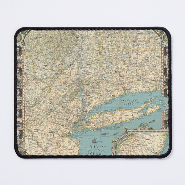 Item preview, Old map of New York (1939) designed and sold by coolshitba.