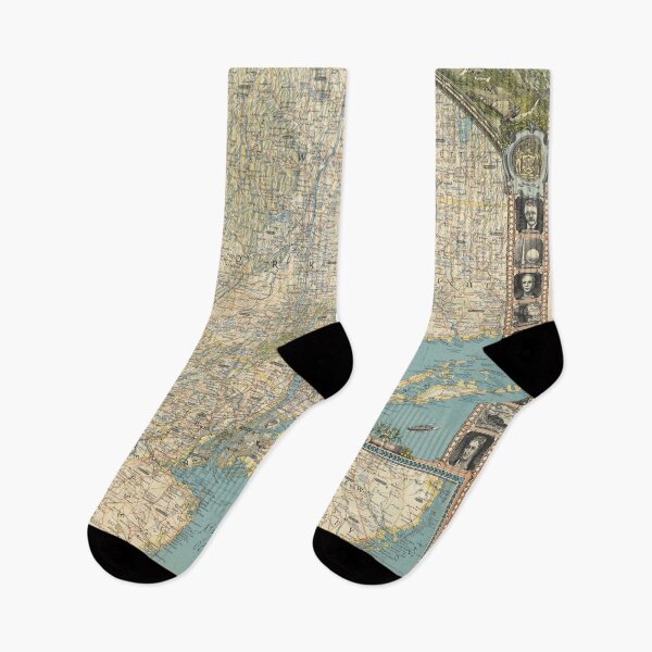 Item preview, Old map of New York (1939) designed and sold by coolshitba.